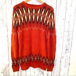 NWT M Cotton on fall tunic sweater orange crew